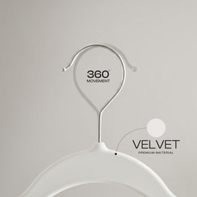 Utopia Home Velvet Hangers durable ABS build supports everyday clothing without sag.