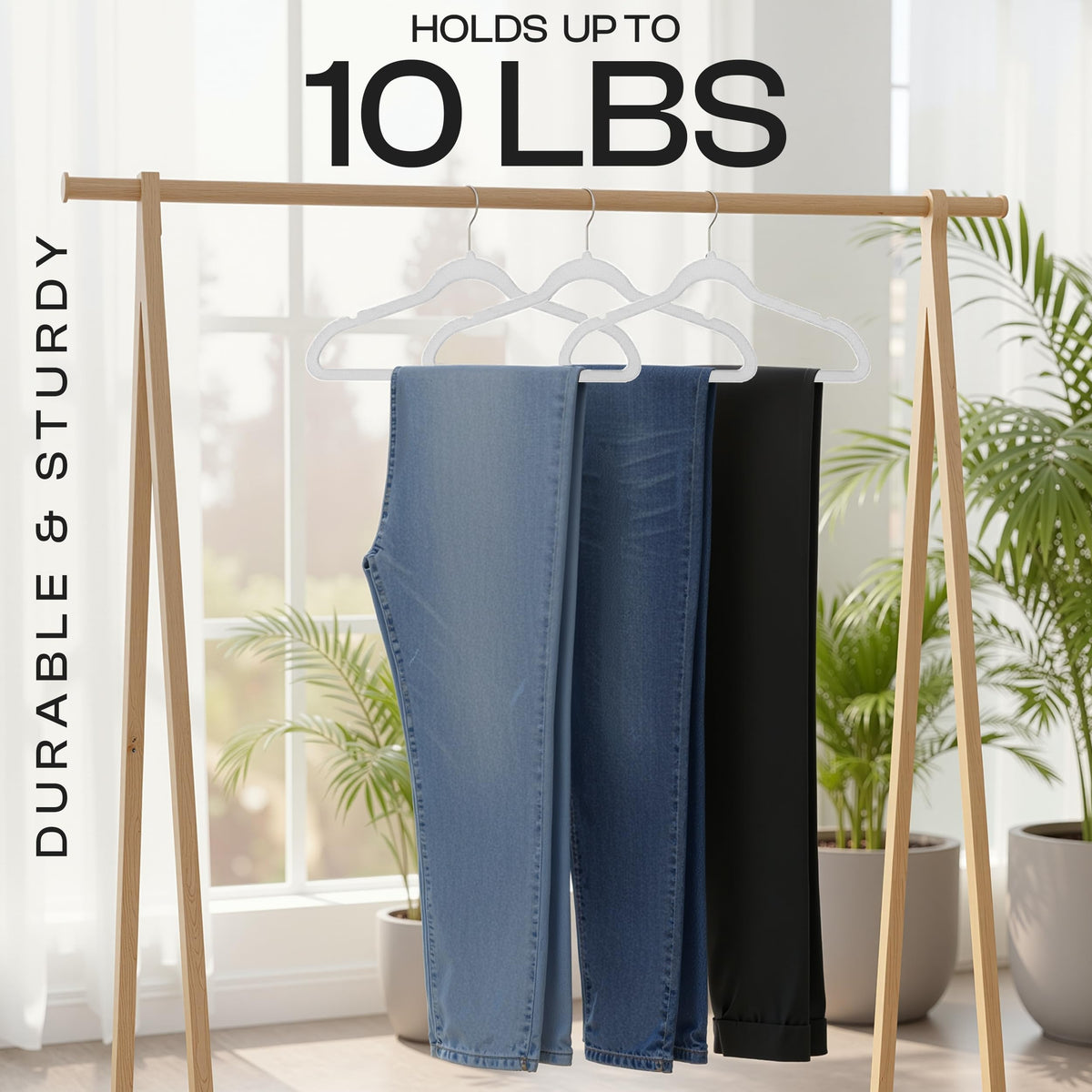 Utopia Home Velvet Hangers secure notches grip straps and delicate fabrics.