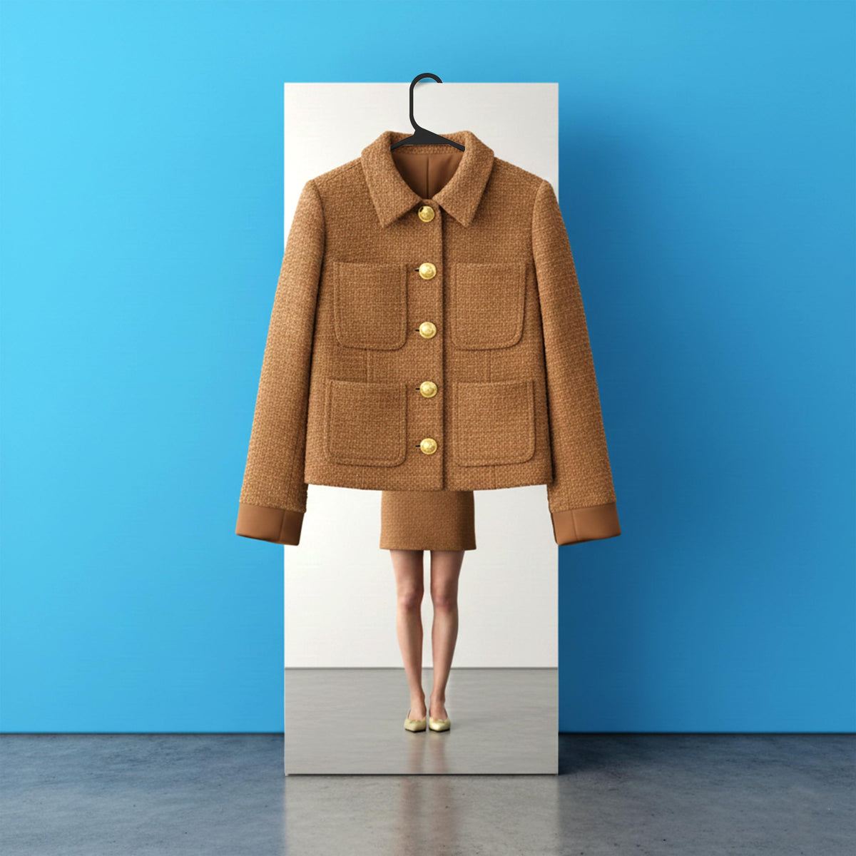 Utopia Home organized wardrobe solution helps you plan outfits quickly.