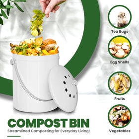 Utopia Kitchen spare charcoal filter included for odor control
