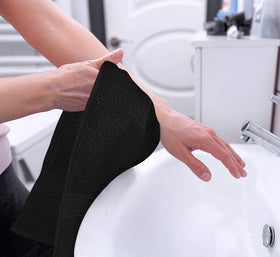 Utopia Towels 100-percent ring spun cotton fabric for soft texture and lasting quality.