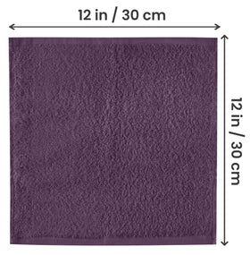 Utopia Towels 12x12 inch washcloth—premium cotton for quick absorption.