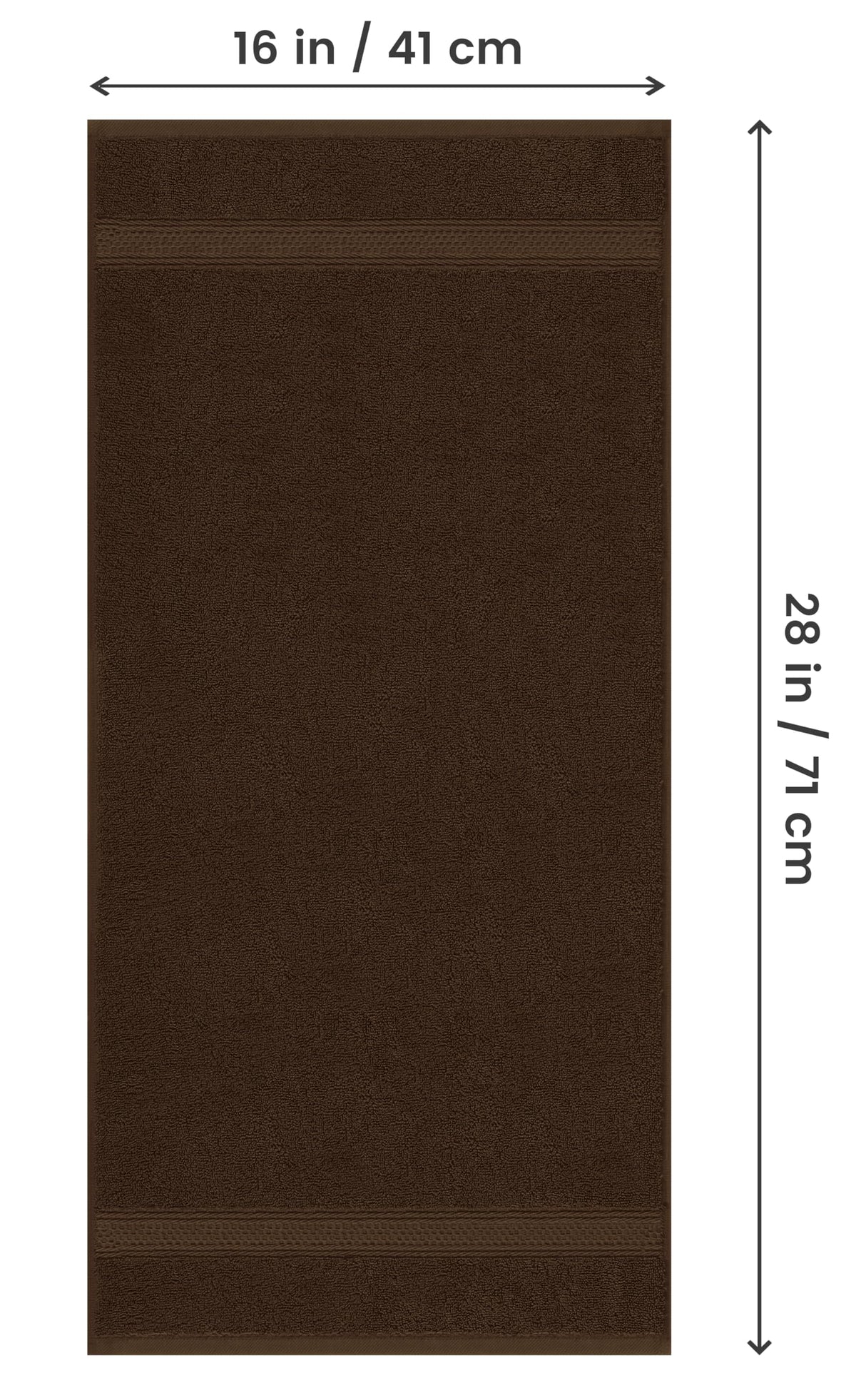 Utopia Towels 16x28 inch hand towel with plush weave for home or gym use.