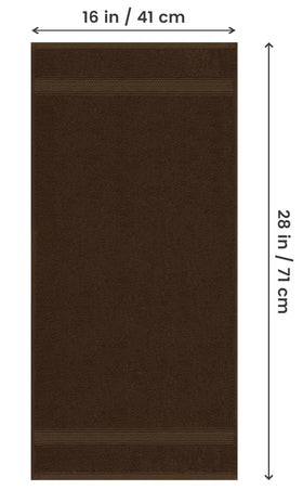 Utopia Towels 16x28 inch hand towel with plush weave for home or gym use.