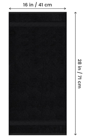 Utopia Towels 16x28-inch hand towels offering generous coverage for drying hands.