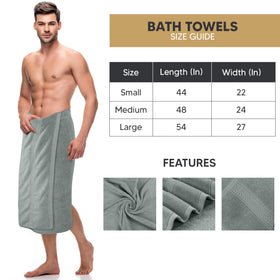 Utopia Towels 27x54-inch bath towels flatlay highlighting generous size for full-body drying.
