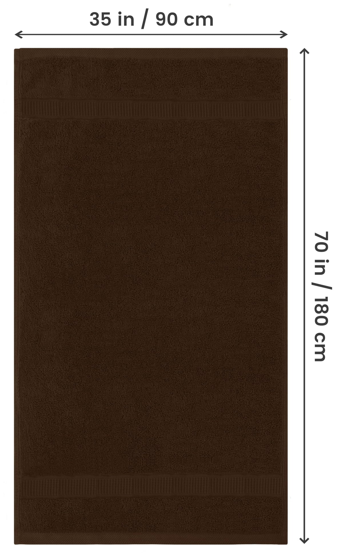 Utopia Towels 35x70 bath sheet showcases soft cotton for daily comfort.