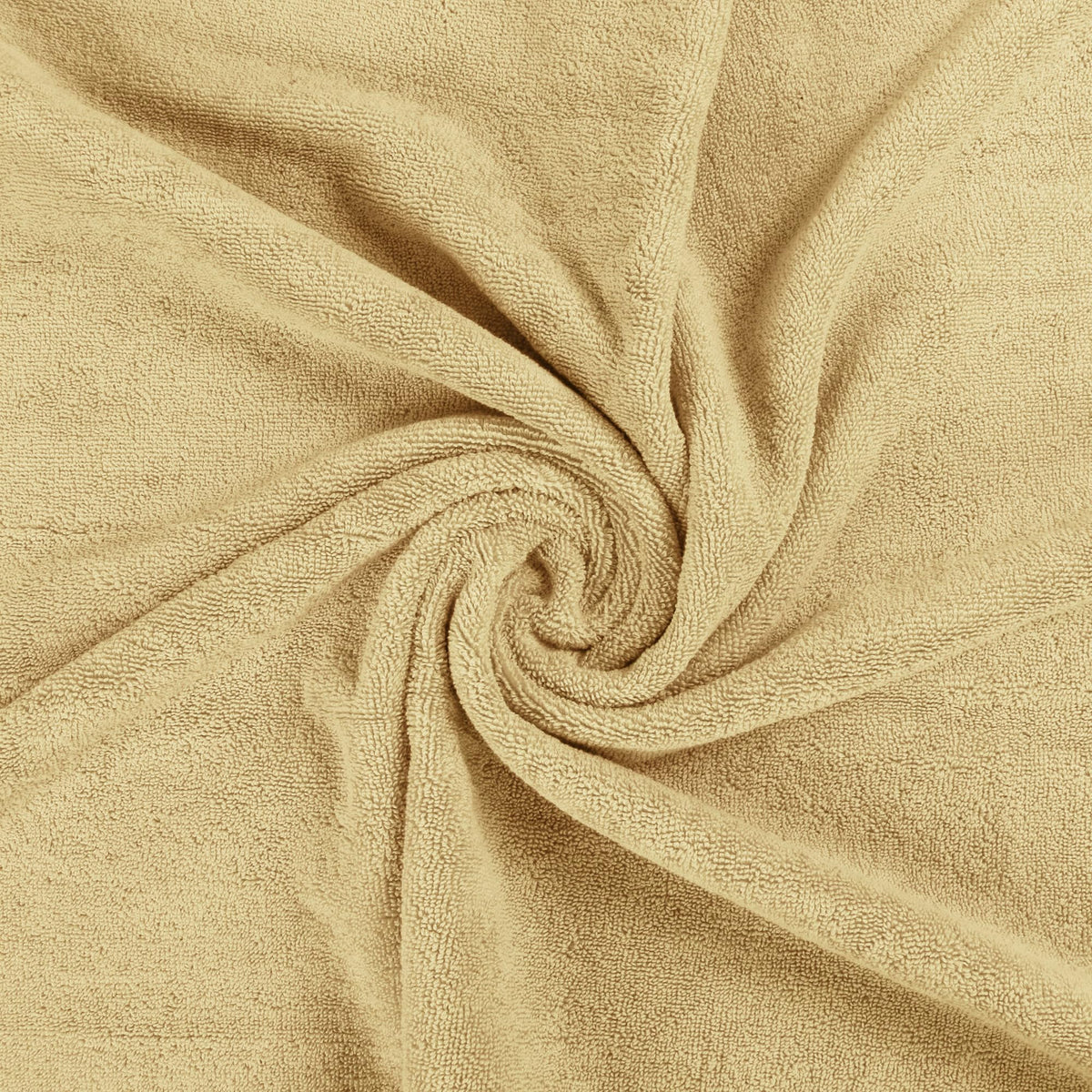 Utopia Towels 4 Pack beige 600gsm closeup highlights dense softness and durability.