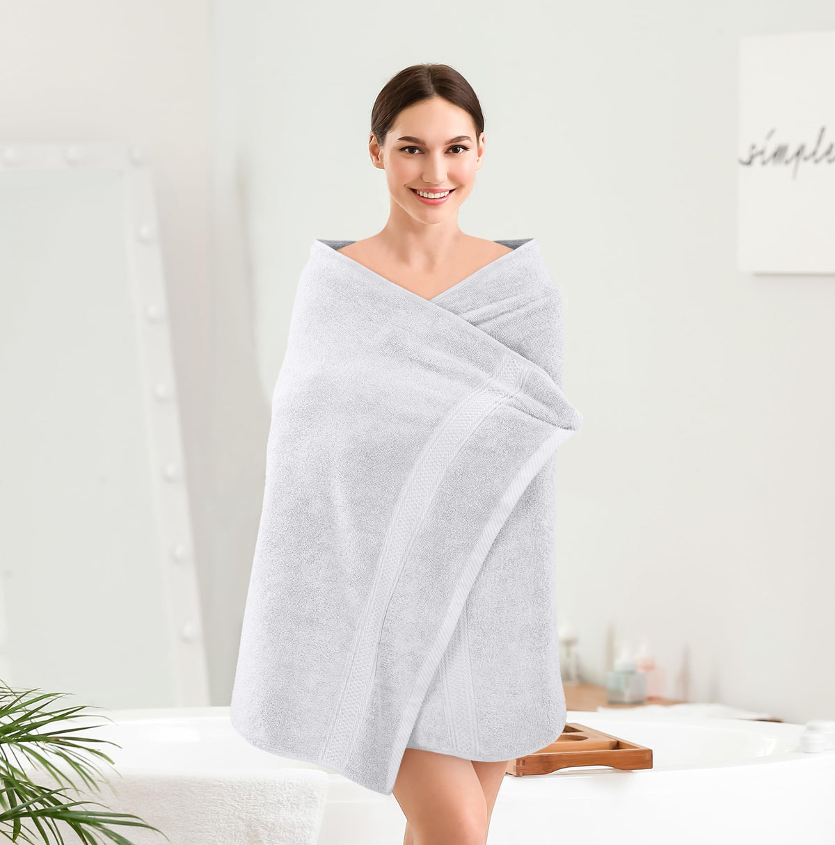 Bathroom scene with Utopia Towels for daily use and comfort.