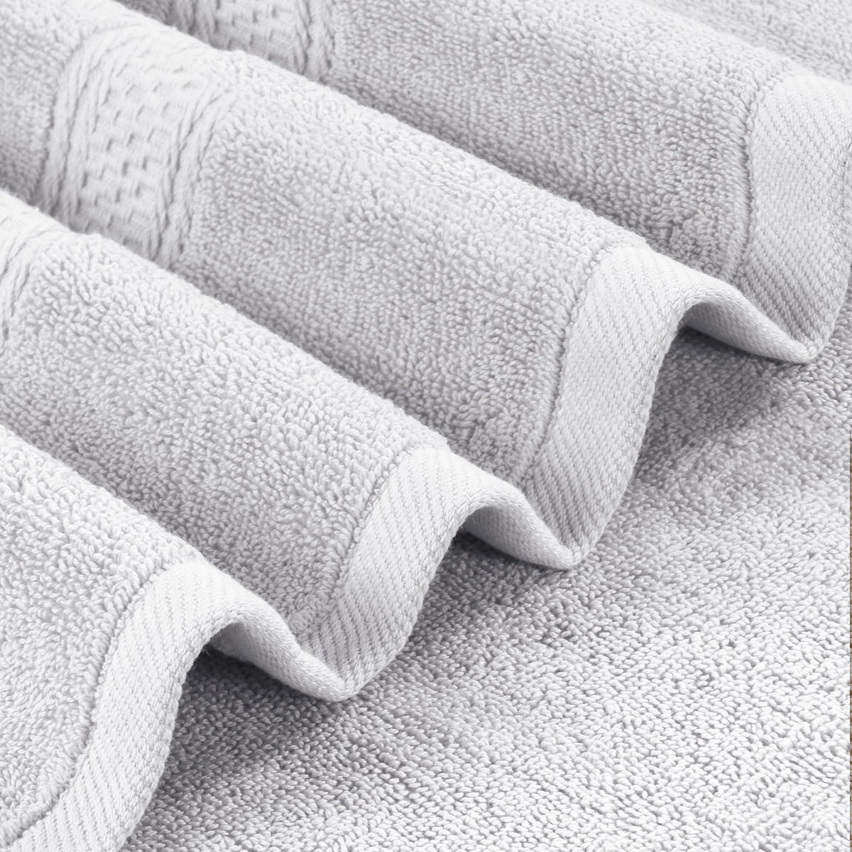 Utopia Towels by the poolside ready for drying after a swim.