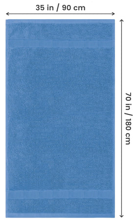 Utopia Towels 600 GSM absorbent cotton close-up showing plush loops.
