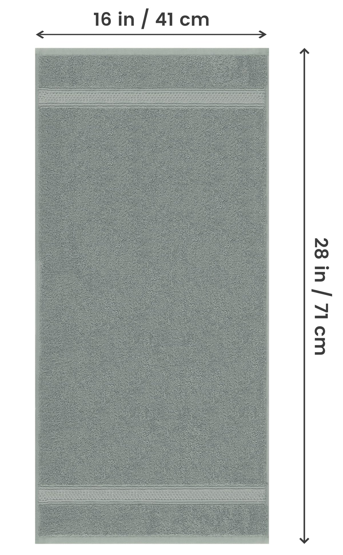 Utopia Towels 600GSM plush fiber close-up showing durability and pile