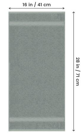 Utopia Towels 600GSM plush fiber close-up showing durability and pile