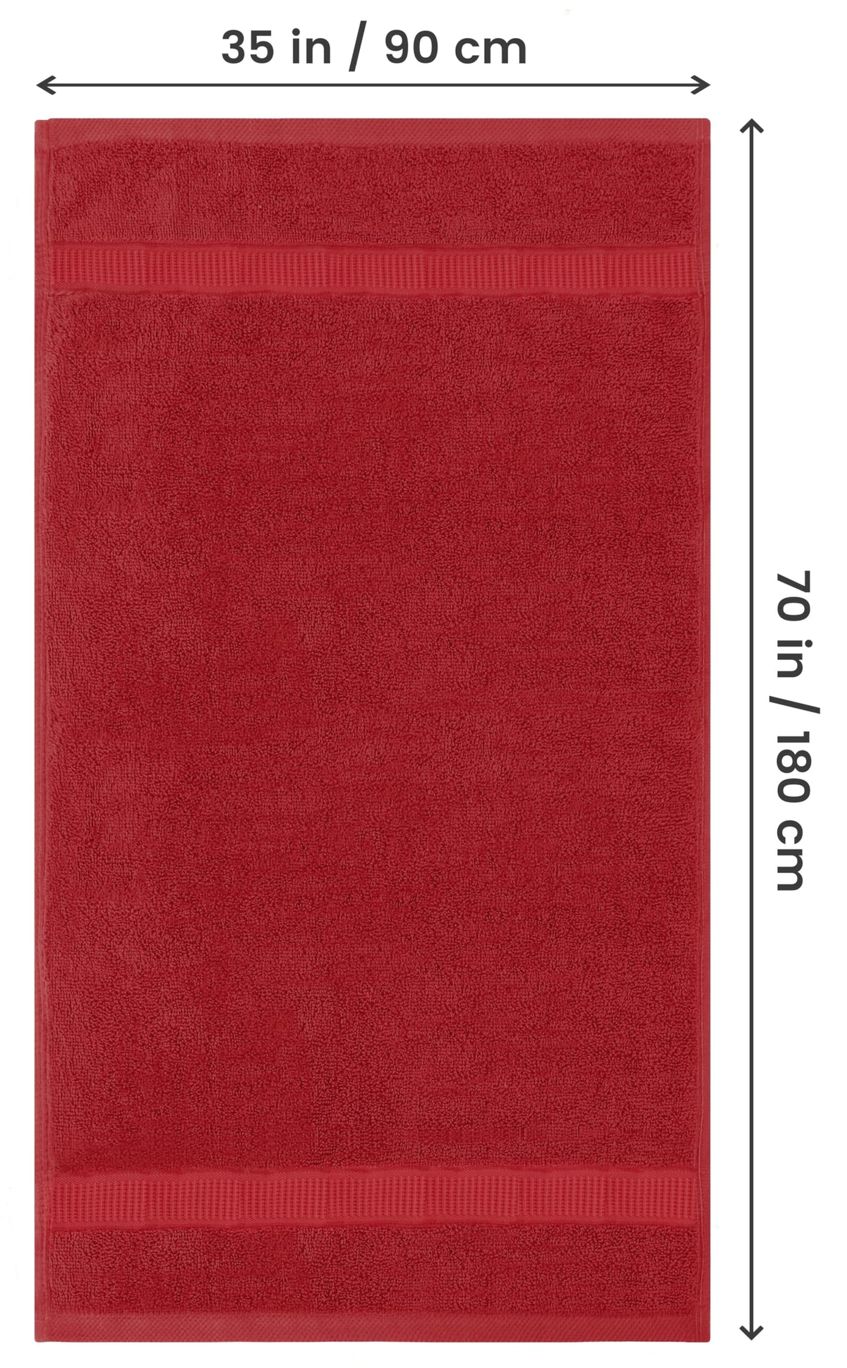 Utopia Towels 600gsm ring-spun cotton close-up showing plush softness