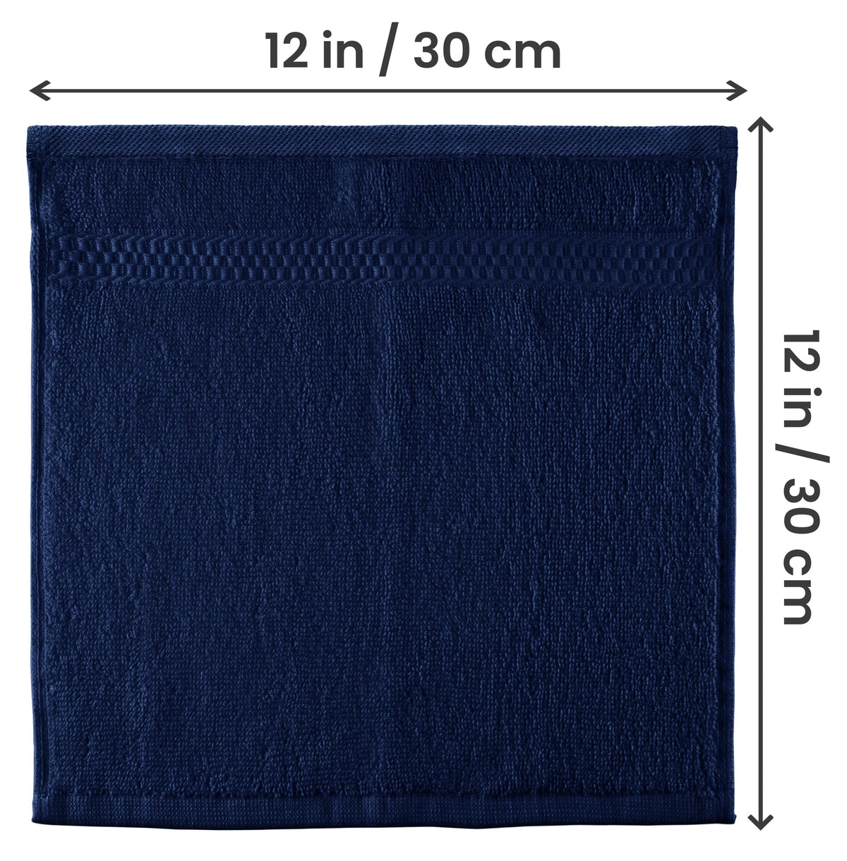 Utopia Towels 12x12 washcloth highlighting strong absorption for face and hands