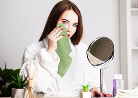 Utopia Towels highly absorbent face cloth for quick drying after skincare