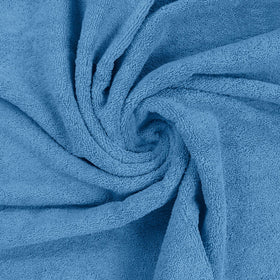 Utopia Towels absorbent and lightweight set in electric blue.
