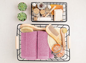 Utopia Towels highly absorbent washcloth suitable for quick drying after washing.