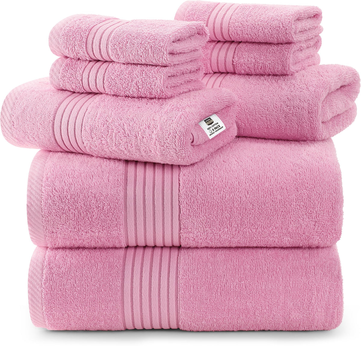 Utopia Towels bath towel 27x54 pink – plush, highly absorbent for daily use
