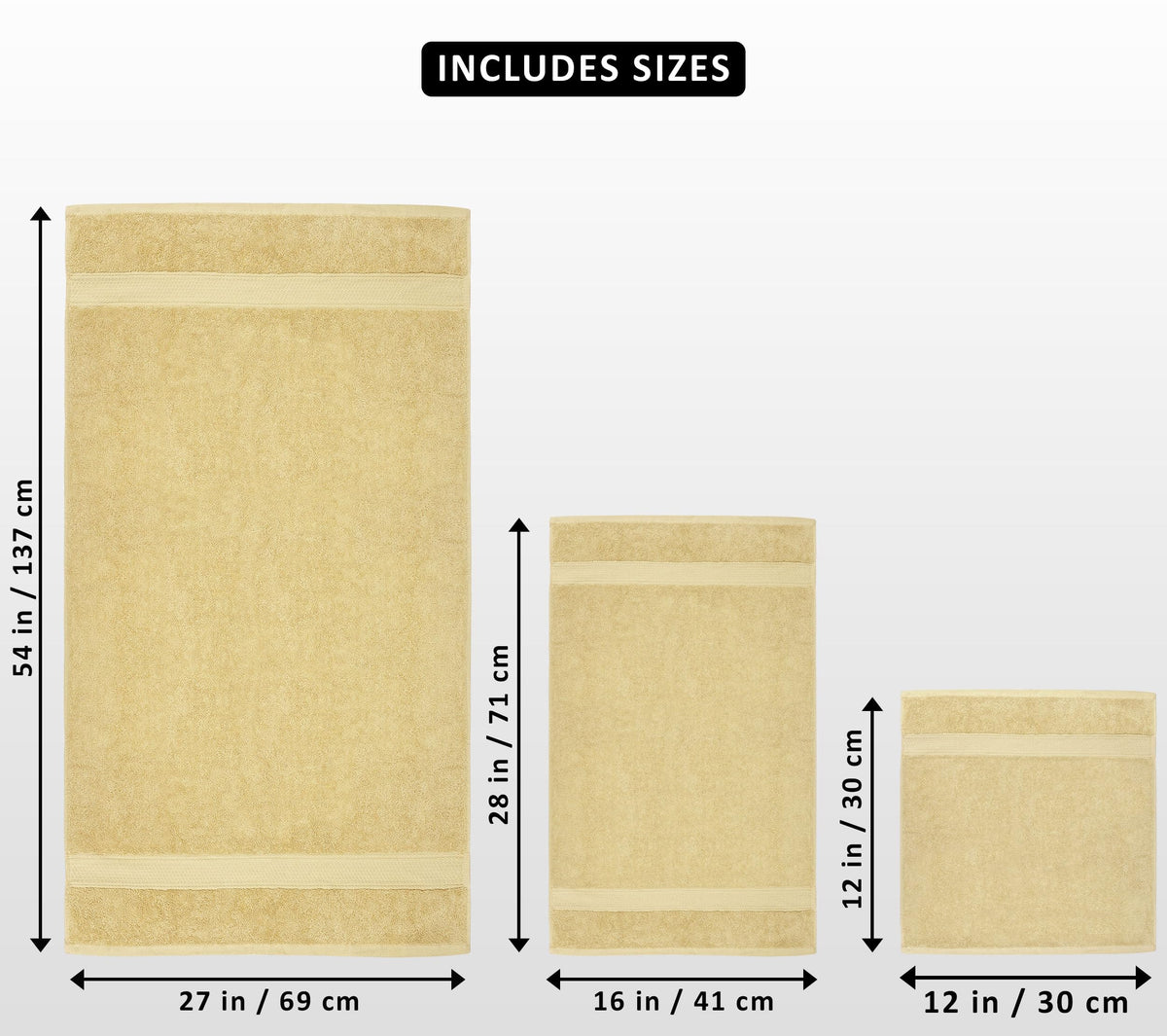 Utopia Towels bath towels 27x54 inches, highly absorbent after showers