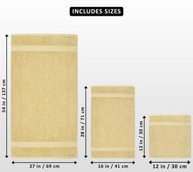Utopia Towels bath towels 27x54 inches, highly absorbent after showers
