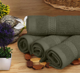 Utopia Towels bathroom scene showing spa-like home setup.