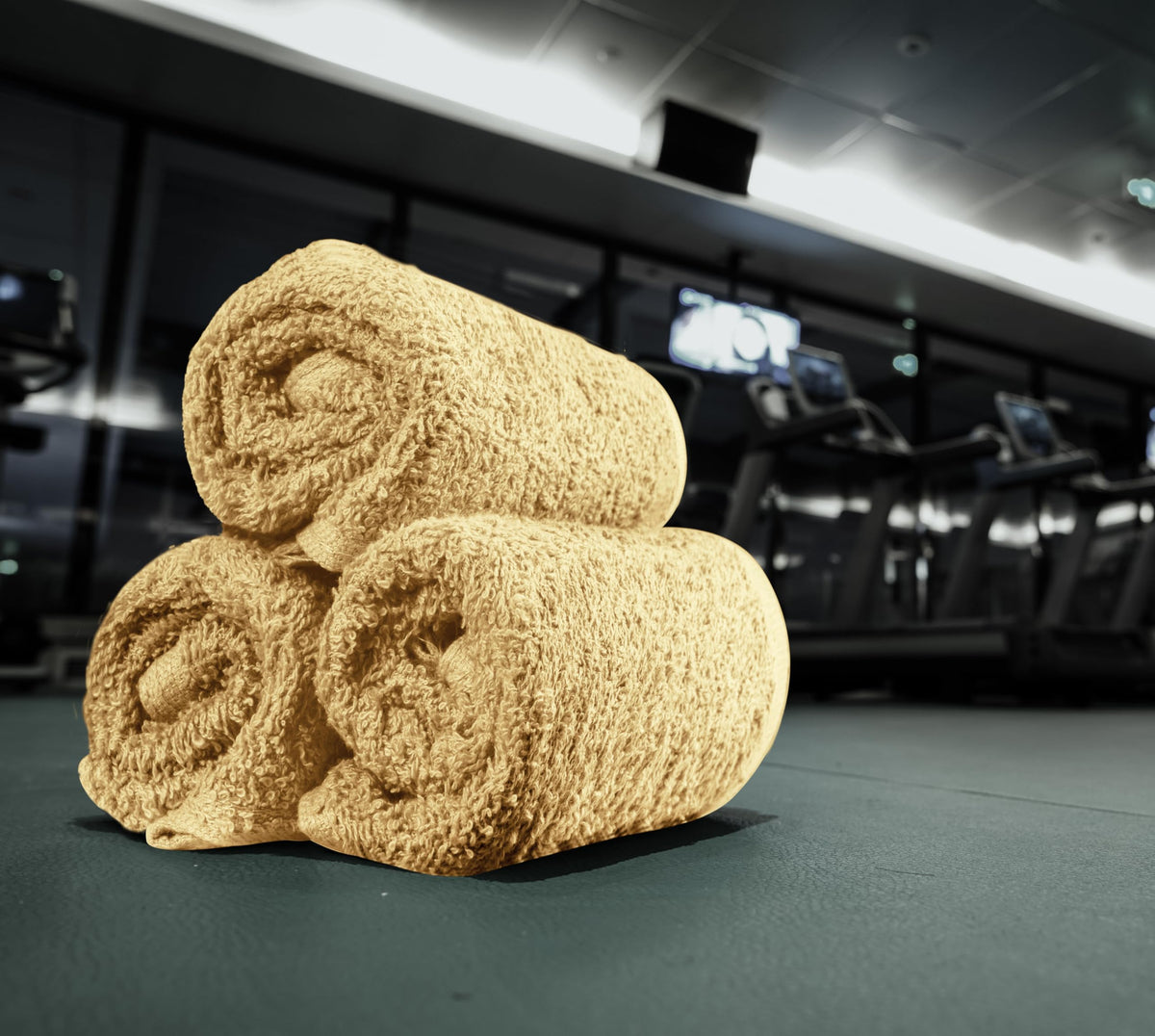 Utopia Towels care tips—avoid cosmetics to preserve color and fabric.