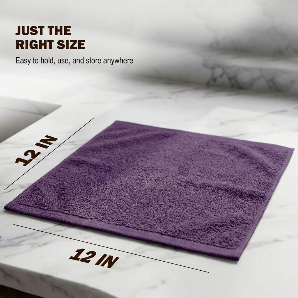 Utopia Towels care tip: avoid cosmetics to help color retention.
