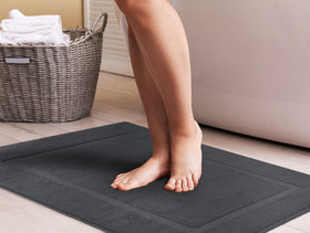 Utopia Towels cotton banded rug machine washable for quick refresh and reuse
