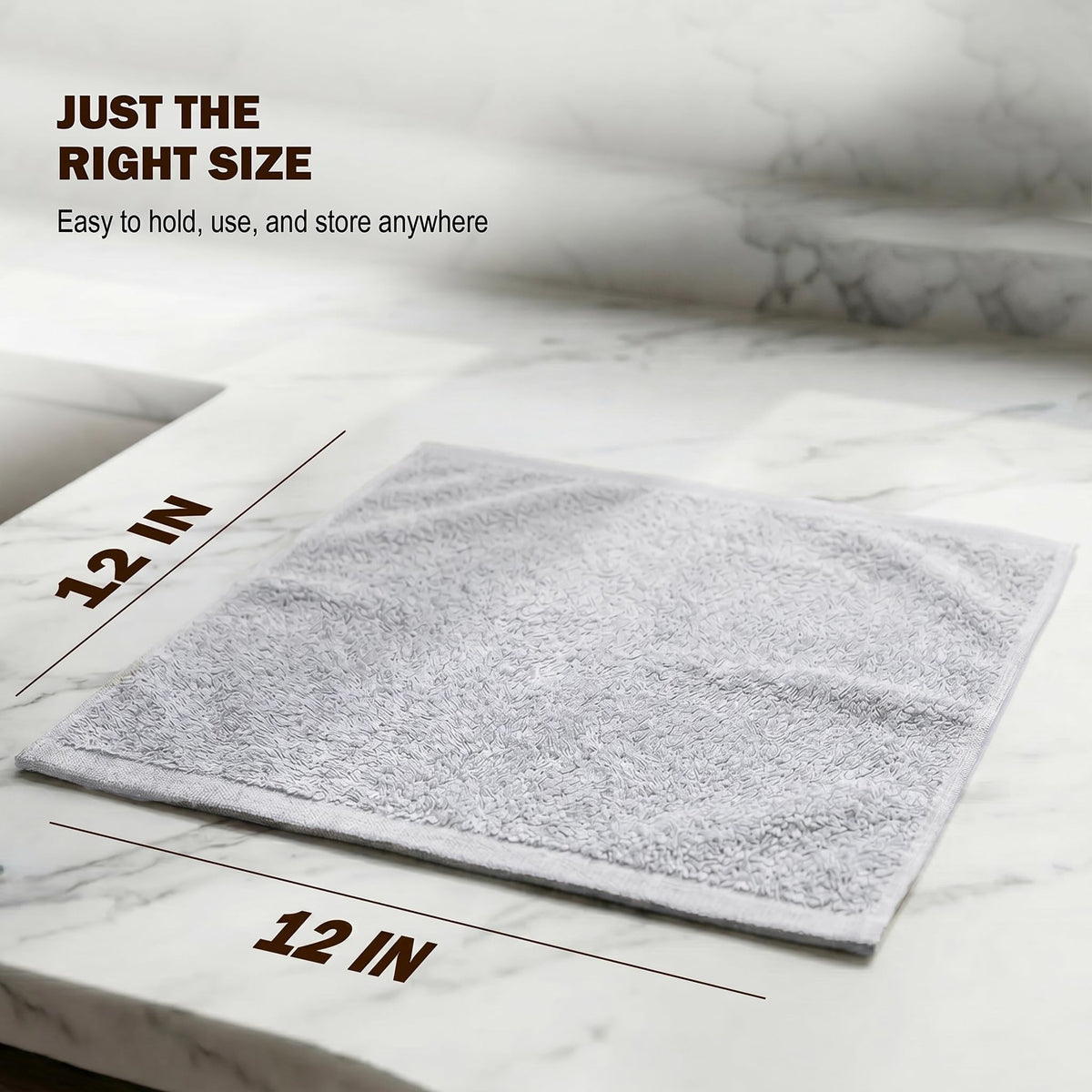 Utopia Towels daily-use washcloth, perfect for kitchen or bathroom tasks.