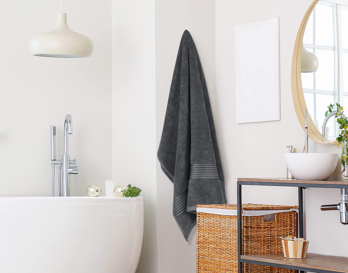 Utopia Towels dense weave highlights quick absorbency and plush feel