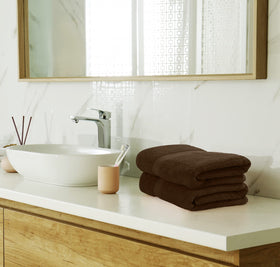 Utopia Towels double stitched hem highlight durability and stylish edge