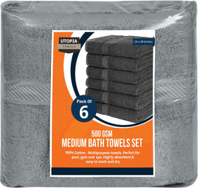 Utopia Towels durable fabric stands up to busy households with regular use.