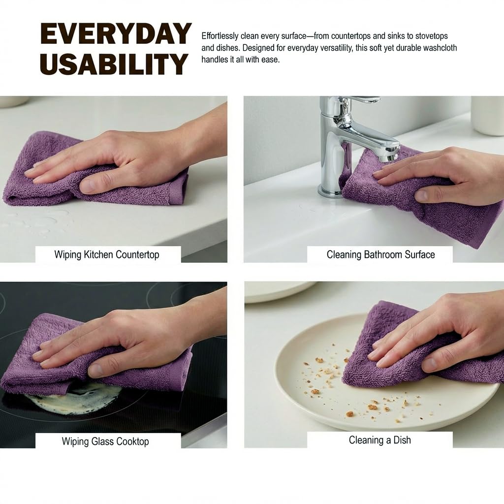 Utopia Towels long-lasting fabric withstands frequent washing.
