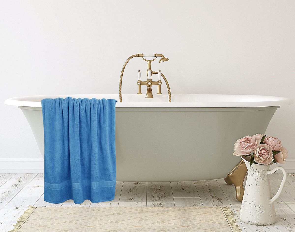 Utopia Towels easy-care instructions: machine wash and tumble dry.