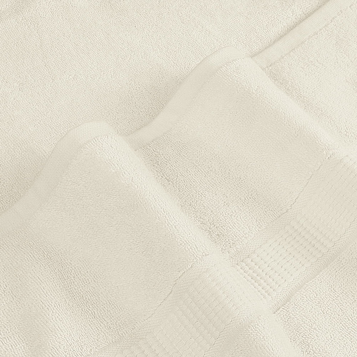 Utopia Towels easy-care fabric being machine washed and dried.