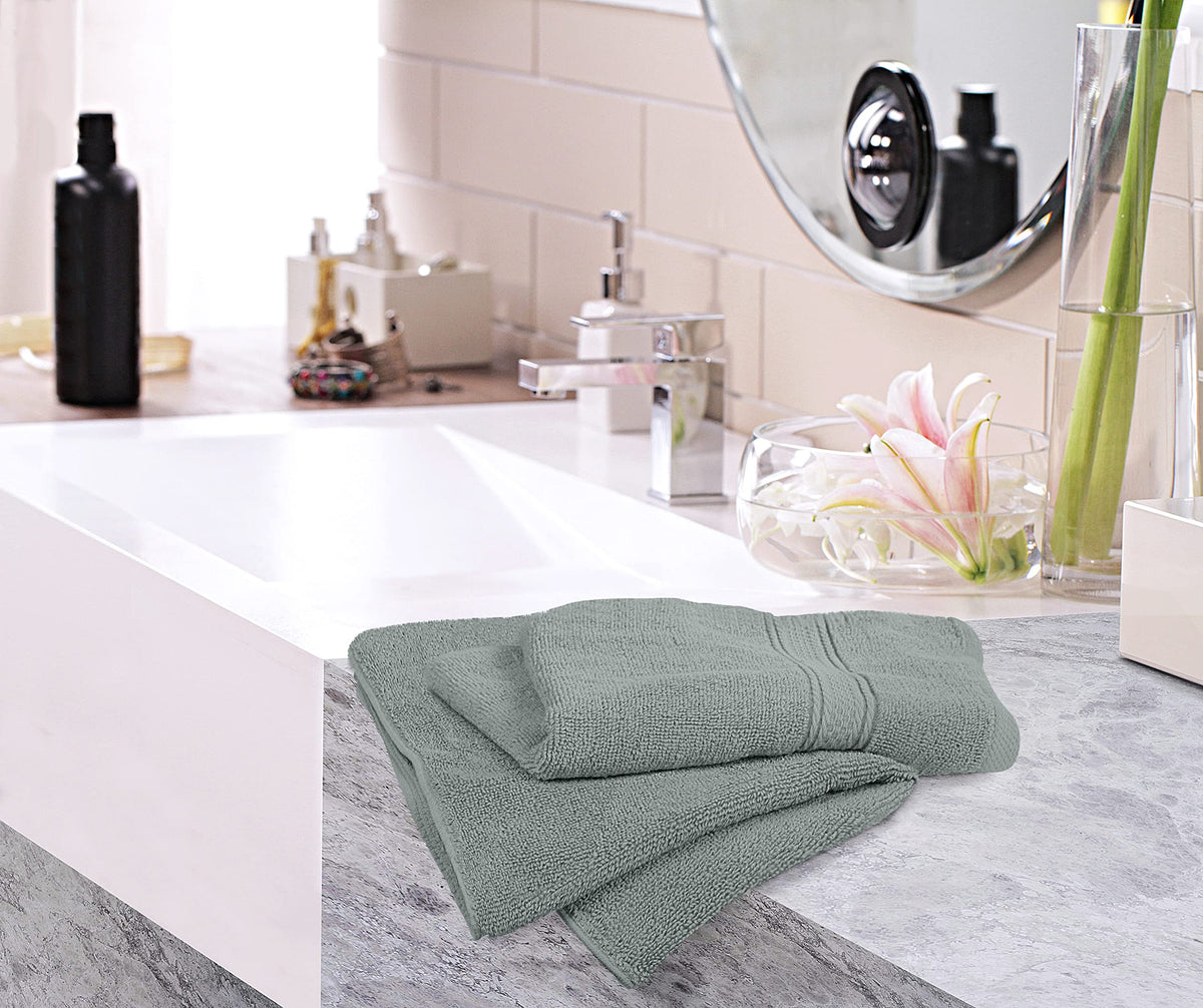 Utopia Towels versatile setup for gym, shower, spa and hotel environments