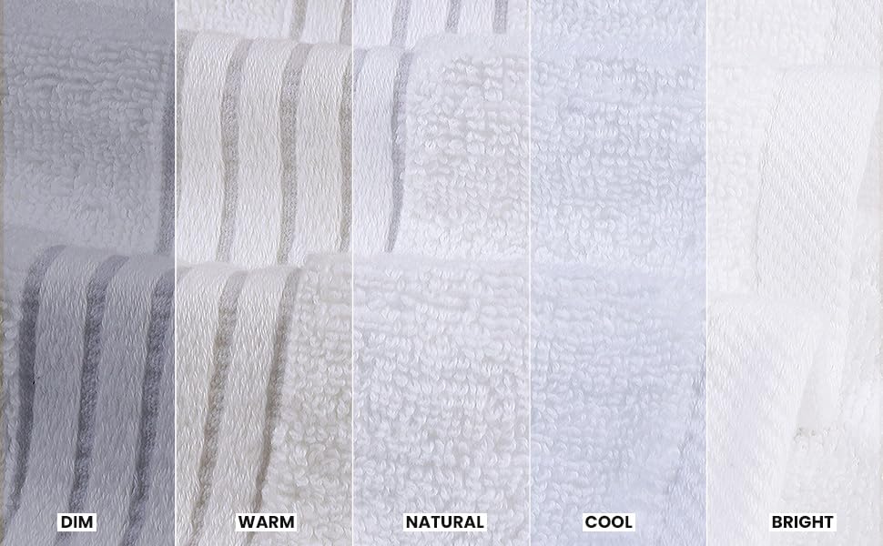 Utopia Towels hand towels folded in a neat stack for easy storage.