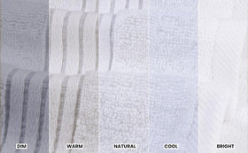 Utopia Towels hand towels folded in a neat stack for easy storage.