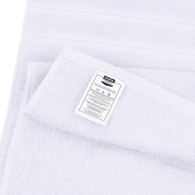 Utopia Towels hanging to dry, indicating quick-dry feature.
