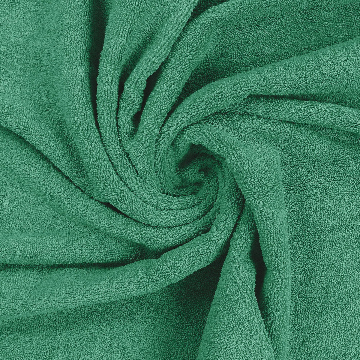 Utopia Towels Hunter Green colorway for spa-like ambiance.