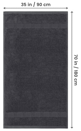 Utopia Towels Jumbo Bath Sheet close-up shows soft, absorbent cotton fibers.