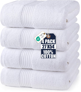 Utopia Towels bath towel 27x54 inches, plush and absorbent for daily use.
