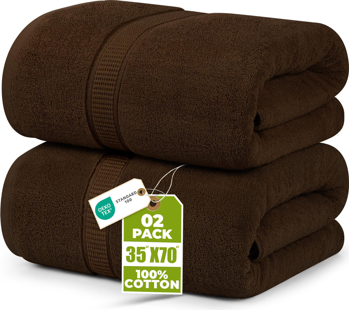 Utopia Towels jumbo bath sheet 2-piece on display, offering full-body coverage after showers.