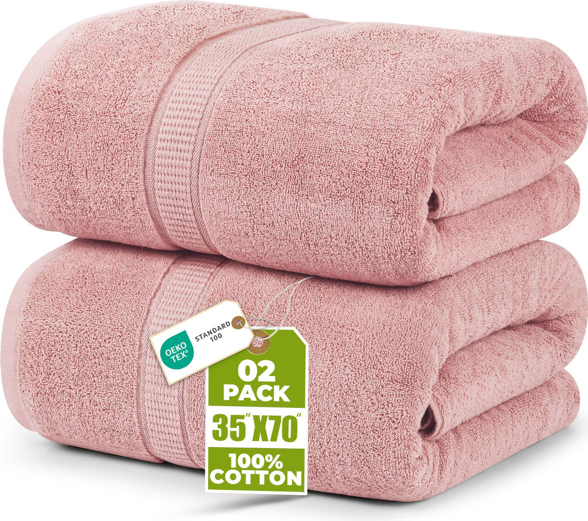 Utopia Towels jumbo bath sheet close-up shows soft cotton and plush absorbency.