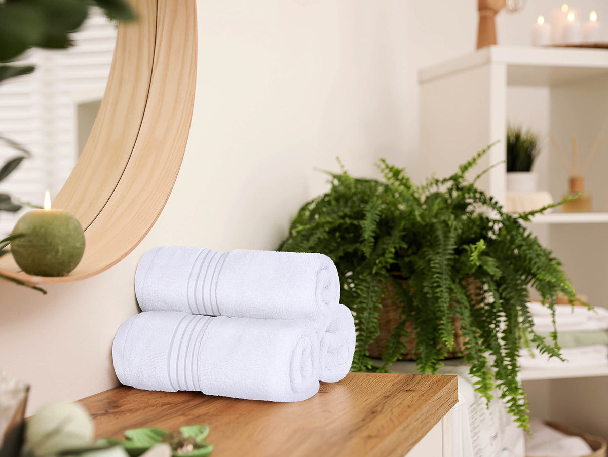 Utopia Towels machine-wash friendly design for easy care.