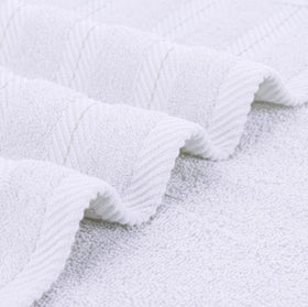 Utopia Towels machine washable with warm water and mild soap.