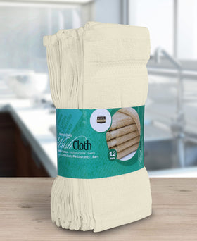 Utopia Towels ivory washcloths stay bright with proper care.