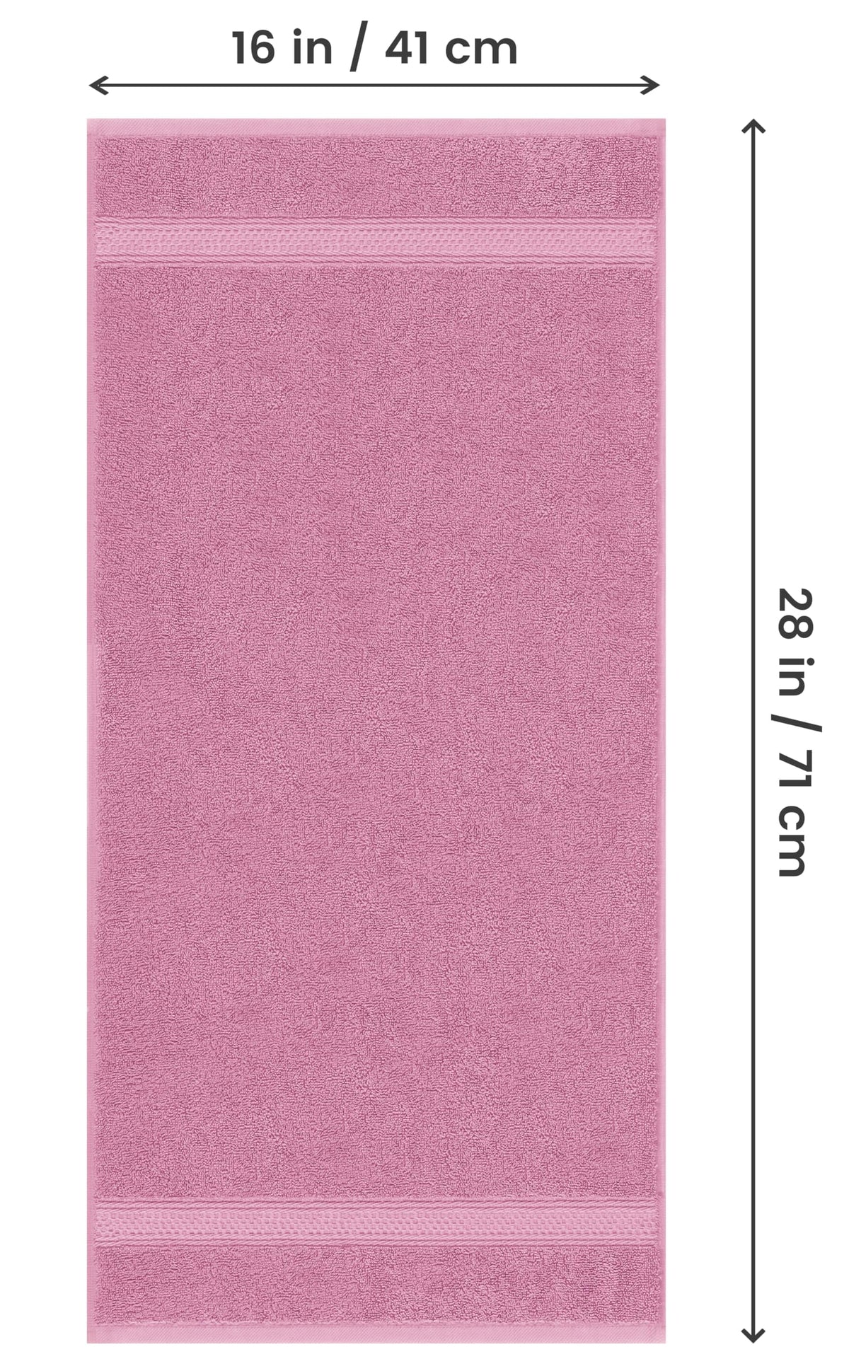 Utopia Towels pink hand towels with soft cotton feel for daily luxury.