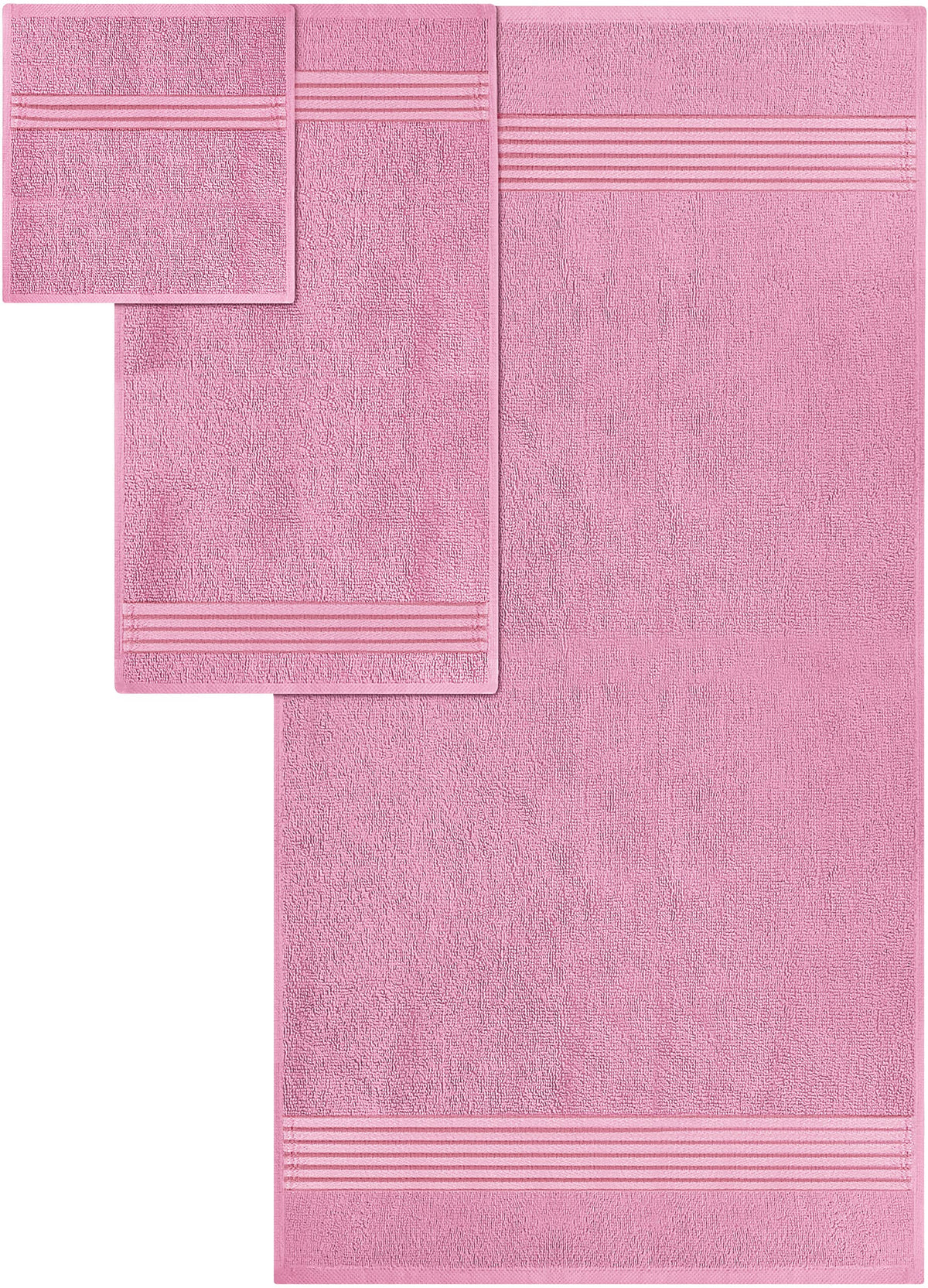 Utopia Towels pink towel set packaging – gift-ready bathroom upgrade
